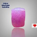 Natural African Ruby Crystal (3.455ct) – Untreated and Radiant