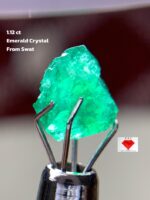 1.12 ct Swat Emerald Crystal — Bright Green Brilliance from the Valley of Gems