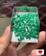 53.17 Carat Swat Emerald Rough Lot – Natural Gemstone from Pakistan