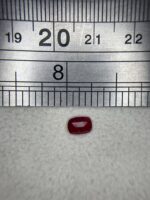 0.625ct Afghan Faceted Ruby – Natural Red Gemstone (6.36 x 4.66 x 2.13mm) - Image 8