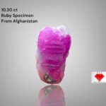 The 10.30 ct Afghan Ruby Specimen: A Gemstone of Timeless Beauty