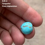 8.35 ct Afghan Turquoise Cabochon: Small Gem, Big Character
