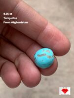 8.35 ct Afghan Turquoise Cabochon: Small Gem, Big Character