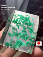 Whispering Green: The Tale of a 19.26-Carat Swat Emerald Rough