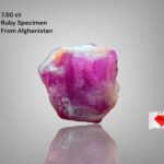 7.50ct Afghan Ruby Specimen – Natural Crystal for Collectors