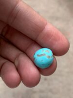 8.35 ct Afghan Turquoise Cabochon: Small Gem, Big Character - Image 3
