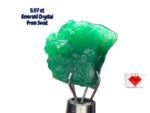 5.97ct Swat Emerald Crystal: A Vivid Green Treasure from Pakistan’s Gem Valley