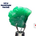 5.97ct Swat Emerald Crystal: A Vivid Green Treasure from Pakistan’s Gem Valley