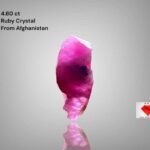 Embrace the Raw Beauty of a 4.60ct Afghan Ruby Crystal