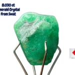 8.03ct Swat Emerald Crystal: Natural Untreated Gemstone