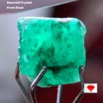 Nature’s Green Jewel: 2.50ct Swat Emerald Crystal (6.85 × 5.46 × 6.60 mm)