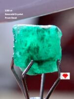 Nature’s Green Jewel: 2.50ct Swat Emerald Crystal (6.85 × 5.46 × 6.60 mm)