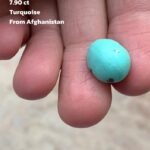 Elegant and Earthy — 7.90 ct Afghan Turquoise Cabochon