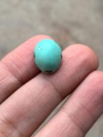 Elegant and Earthy — 7.90 ct Afghan Turquoise Cabochon - Image 2