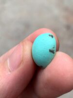 Elegant and Earthy — 7.90 ct Afghan Turquoise Cabochon - Image 9