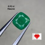 Most Rare 0.92 ct Green Hauyne from Badakhshan, Afghanistan