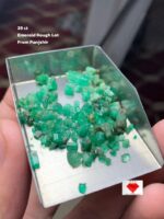 A New Gem Discovery: 29ct Panjshir Emerald Rough Lot