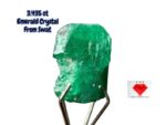 3.435ct Swat Emerald Crystal – Natural Green Beauty in 10.62 x 7.87 x 5.64mm Form