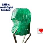 3.435ct Swat Emerald Crystal – Natural Green Beauty in 10.62 x 7.87 x 5.64mm Form