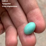 Sleek and Striking: 4.80 ct Afghan Turquoise Cabochon