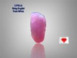 Natural African Ruby Crystal 3.940ct– Untreated and Radiant