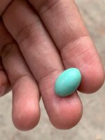 Sleek and Striking: 4.80 ct Afghan Turquoise Cabochon - Image 3