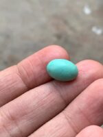 Sleek and Striking: 4.80 ct Afghan Turquoise Cabochon - Image 9