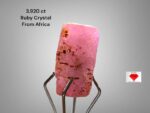 3.920ct African Ruby Crystal – Natural Uncut Specimen (9.95 × 5.46 × 5.20 mm)