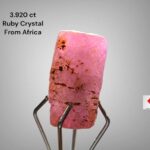 3.920ct African Ruby Crystal – Natural Uncut Specimen (9.95 × 5.46 × 5.20 mm)