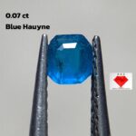 The Timeless Elegance of Blue Hauyne: A 0.07ct Emerald Cut Gemstone