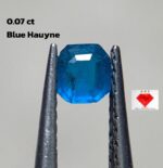 The Timeless Elegance of Blue Hauyne: A 0.07ct Emerald Cut Gemstone