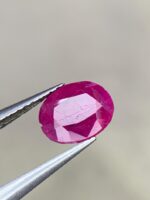 1.20 ct Natural Oval Ruby: Untreated Afghan Gemstone - Image 3