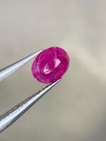1.20 ct Natural Oval Ruby: Untreated Afghan Gemstone - Image 6