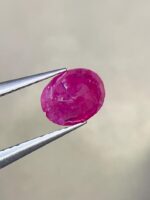 1.20 ct Natural Oval Ruby: Untreated Afghan Gemstone - Image 8