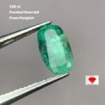 1.20ct Faceted Panjshir Emerald – A Natural Marvel of Green Elegance