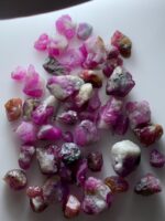 163.37ct Afghan Ruby Rough Lot (10x10x9mm) – Natural Beauty from the Heart of Afghanistan - Image 4