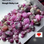 182.75 Carat Ruby Rough Lot – Natural Untreated Gems
