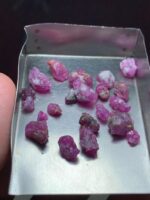 41.25 ct Afghan Ruby Crystal Lot – Natural Corundum Rich in Color & Energy - Image 8