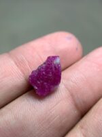 8.345ct Afghan Ruby Crystal – Natural Vivid Red Gemstone - Image 2