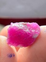8.345ct Afghan Ruby Crystal – Natural Vivid Red Gemstone - Image 3