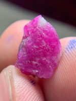 8.345ct Afghan Ruby Crystal – Natural Vivid Red Gemstone - Image 4