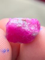 8.345ct Afghan Ruby Crystal – Natural Vivid Red Gemstone - Image 5