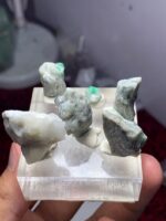 Massive 117.10ct Swat Emerald Specimens Lot – Largest Piece 27x23x12mm - Image 3