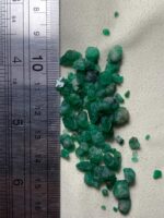 49.25ct Swat Emerald Rough Lot – Natural Green Crystals Avg. 10.07 x 6.61 x 4.37mm - Image 2