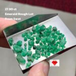 27.90 ct Emerald Rough Lot – Swat Valley, Pakistan