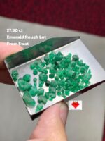 27.90 ct Emerald Rough Lot – Swat Valley, Pakistan
