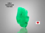 2.89 Carat Emerald Crystal from Swat: A Vibrant Natural Gem