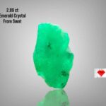 2.89 Carat Emerald Crystal from Swat: A Vibrant Natural Gem