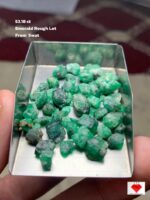 Exquisite 52.18ct Swat Emerald Rough Lot