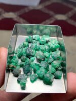 Exquisite 52.18ct Swat Emerald Rough Lot - Image 9